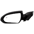 Driver Side Mirror, Power Adjust, Heated, Manual Folding, Paintable, In-housing Signal Light, No Memory, No Puddle Light, No Auto-Dim, With Blind Spot Detection in Glass