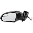 Driver Side Mirror, Power Adjust, Manual Folding, Heated, Paintable, No Signal Light, No Memory, No Puddle Light, No Auto-Dimming, With Blind Spot Glass