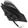 Driver Side Mirror, Power Adjust, Manual Folding, Heated, Paintable, No Signal Light, No Memory, No Puddle Light, No Auto-Dimming, With Blind Spot Glass