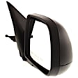 Passenger Side Mirror, Manual Adjust, Manual Folding, Non-Heated, Textured Black, No Signal Light, No Memory, No Puddle Light, No Auto-Dimming, No Blind Spot Feature