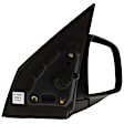 Passenger Side Mirror, Manual Adjust, Manual Folding, Non-Heated, Textured Black, No Signal Light, No Memory, No Puddle Light, No Auto-Dimming, No Blind Spot Feature