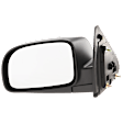 Driver Side Mirror, Power Adjust, Heated, Manual Folding, Textured Black, No Signal Light, No Memory, No Puddle Light, No Auto-Dim, No Blind Spot Feature