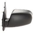 Driver Side Mirror, Power Adjust, Heated, Manual Folding, Textured Black, No Signal Light, No Memory, No Puddle Light, No Auto-Dim, No Blind Spot Feature
