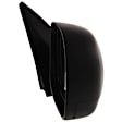 Passenger Side Mirror, Power Adjust, Heated, Manual Folding, Textured Black, No Signal Light, No Memory, No Puddle Light, No Auto-Dim, No Blind Spot Feature