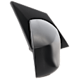Passenger Side Mirror, Power Adjust, Manual Folding, Non-Heated, Textured Black, No Signal Light, No Memory, No Puddle Light, No Auto-Dimming, No Blind Spot Feature, Type 1