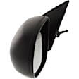 Driver Side Mirror, Manual Adjust, Manual Folding, Non-Heated, Textured Black, No Signal Light, No Memory, No Puddle Light, No Auto-Dimming, No Blind Spot Feature