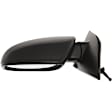 Driver Side Mirror, Manual Adjust, Manual Folding, Non-Heated, Textured Black, No Signal Light, No Memory, No Puddle Light, No Auto-Dimming, No Blind Spot Feature