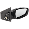 Passenger Side Mirror, Power Adjust, Manual Folding, Heated, Paintable, In-housing Signal Light, No Memory, No Puddle Light, No Auto-Dimming, No Blind Spot Feature