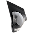 Passenger Side Mirror, Power Adjust, Manual Folding, Heated, Paintable, In-housing Signal Light, No Memory, No Puddle Light, No Auto-Dimming, No Blind Spot Feature