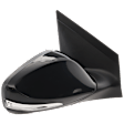 Passenger Side Mirror, Power Adjust, Manual Folding, Heated, Paintable, In-housing Signal Light, No Memory, No Puddle Light, No Auto-Dimming, No Blind Spot Feature