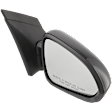 Passenger Side Mirror, Power Adjust, Manual Folding, Non-Heated, Paintable, No Signal Light, No Memory, No Puddle Light, No Auto-Dimming, No Blind Spot Feature