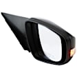 Passenger Side Mirror, Power Adjust, Heated, Manual Folding, Paintable, In-housing Signal Light, No Memory, No Puddle Light, No Auto-Dim, No Blind Spot Feature