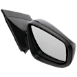 Passenger Side Mirror, Power Adjust, Manual Folding, Heated, Textured Black, No Signal Light, No Memory, No Puddle Light, No Auto-Dimming, No Blind Spot Feature