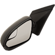 Driver Side Mirror, Power Adjust, Manual Folding, Heated, Paintable, No Signal Light, No Memory, No Puddle Light, No Auto-Dimming, With Blind Spot Glass