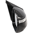 Passenger Side Mirror, Power Adjust, Manual Folding, Heated, Paintable, In-housing Signal Light, No Memory, No Puddle Light, No Auto-Dimming, No Blind Spot Feature