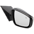 Passenger Side Mirror, Power Adjust, Manual Folding, Heated, Paintable, No Signal Light, No Memory, No Puddle Light, No Auto-Dimming, No Blind Spot Feature
