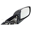 Passenger Side Mirror, Power Adjust, Manual Folding, Heated, Paintable, In-housing Signal Light, No Memory, Puddle Light, Auto-Dimming, and Blind Spot Feature, For Models With Side Repeater Lights