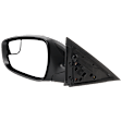 Driver Side Mirror, Power Adjust, Manual Folding, Heated, Paintable, In-housing Signal Light, No Memory, No Puddle Light, No Auto-Dimming, With Blind Spot Glass