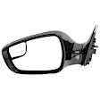 Driver Side Mirror, Power Adjust, Manual Folding, Heated, Paintable, In-housing Signal Light, No Memory, No Puddle Light, No Auto-Dimming, With Blind Spot Glass