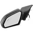 Driver Side Mirror, Power Adjust, Non-Heated, Manual Folding, Paintable, In-housing Signal Light, No Memory, No Puddle Light, No Auto-Dim, With Blind Spot Detection in Glass