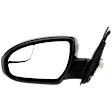 Driver Side Mirror, Power Adjust, Manual Folding, Heated, Paintable, No Signal Light, No Memory, No Puddle Light, No Auto-Dimming, With Blind Spot Glass