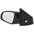Driver Side Mirror, Power Adjust, Manual Folding, Heated, Paintable, In-housing Signal Light, No Memory, No Puddle Light, No Auto-Dimming, With Blind Spot Detection in Glass