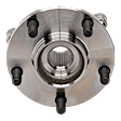 Front, Driver or Passenger Side Wheel Hub, 5 Lugs, With Bearing, AWD