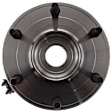 Rear, Driver or Passenger Side Wheel Hub, With Bearing, With Sensor, 6 in. x 5.5 in. Bolt Pattern