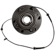 Rear, Driver or Passenger Side Wheel Hub, With Bearing, With Sensor, 6 in. x 5.5 in. Bolt Pattern