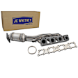 Front, Passenger Side (Firewall Side) Catalytic Converter, Federal EPA Standard, 46-State Legal (Cannot ship to CA, CO, NY or ME), Firewall Side