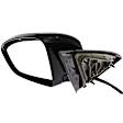 2013 Infiniti JX35 - Driver Side Mirror, For Models Without Premium Package, Power Adjust, Heated, Paintable, Power Folding, No Signal Light, No Blind Spot Feature, No Memory, No Puddle Light, No Auto-Dimming