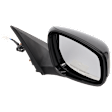 Passenger Side Mirror, Power Adjust, Non-Heated, Manual Folding, Paintable, No Signal Light, Memory, Puddle Light, Auto-Dimming and Blind Spot Feature, Coupe, Fits Base Model