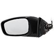 Driver Side Mirror, Power Adjust, Heated, Manual Folding, Paintable, No Signal Light, Memory, Puddle Light, Auto-Dimming and Blind Spot Feature, Coupe