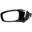 Driver Side Mirror, Power, Non-Heated, Manual Folding, Paintable, No Signal Light, Memory, Puddle Light, Auto-Dimming and Blind Spot Feature, Sedan