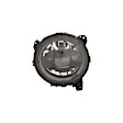 Passenger Side LED Headlight, With bulb(s), Black, CAPA Certified
