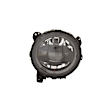 Driver Side LED Headlight, With bulb(s), Black, CAPA Certified