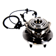 Front, Driver or Passenger Side Wheel Hub, With Bearing, With Sensor, 5 x 4.5 in. Bolt Pattern