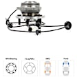 Front, Passenger Side Wheel Hub, With Bearing, With Sensor, 5 x 4.5 in. Bolt Pattern