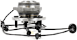 Front, Passenger Side Wheel Hub, With Bearing, With Sensor, 5 x 4.5 in. Bolt Pattern