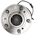 Front, Driver or Passenger Side Wheel Hub, With Bearing, With Sensor, 5 x 4.25 in. Bolt Pattern