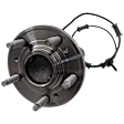 Front, Driver or Passenger Side Wheel Hub, With Bearing, With Sensor, 5 x 4.25 in. Bolt Pattern