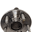Front, Driver or Passenger Side Wheel Hub, With Bearing, With Sensor, 5 x 4.25 in. Bolt Pattern
