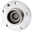Rear, Driver or Passenger Side Wheel Hub, 5 Lugs, With Bearing, FWD