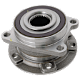 Rear, Driver or Passenger Side Wheel Hub, 5 Lugs, With Bearing