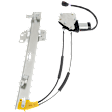 Front, Passenger Side Window Regulator, Power, 4-Door Models