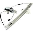 Front, Driver Side Power Window Regulator, With Motor