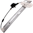 2008 Jeep Wrangler - Front, Driver Side Manual Window Regulator, Without Motor, For Models With Full Door Type