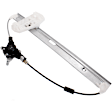 2008 Jeep Wrangler - Front, Driver Side Manual Window Regulator, Without Motor, For Models With Full Door Type