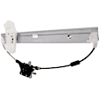 2008 Jeep Wrangler - Front, Driver Side Manual Window Regulator, Without Motor, For Models With Full Door Type