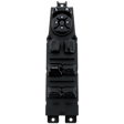 Front, Driver Side Window Switch, Black, 11-Button, 4-Door